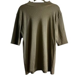 LIYO HON Black Women's Turtle Neck Top